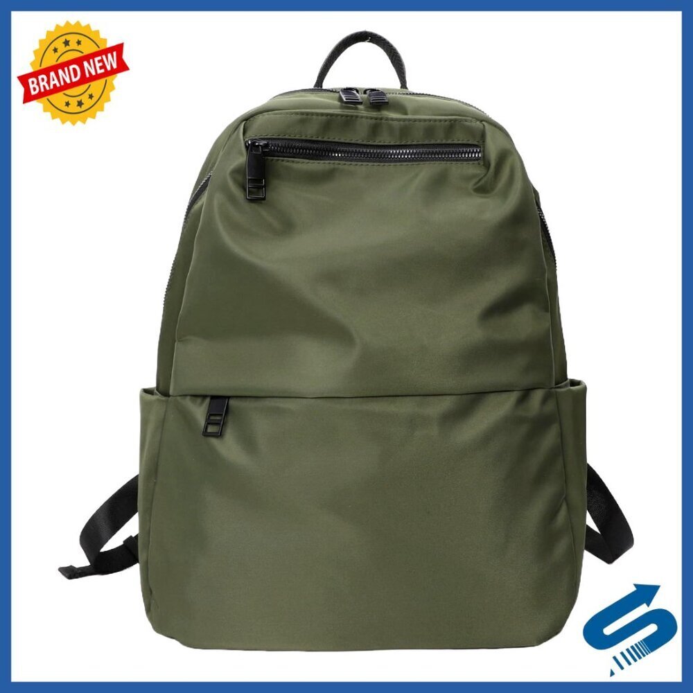 Lightweight Nylon Waterproof Daypack Multiple Pockets Travel Commuter Backpack
